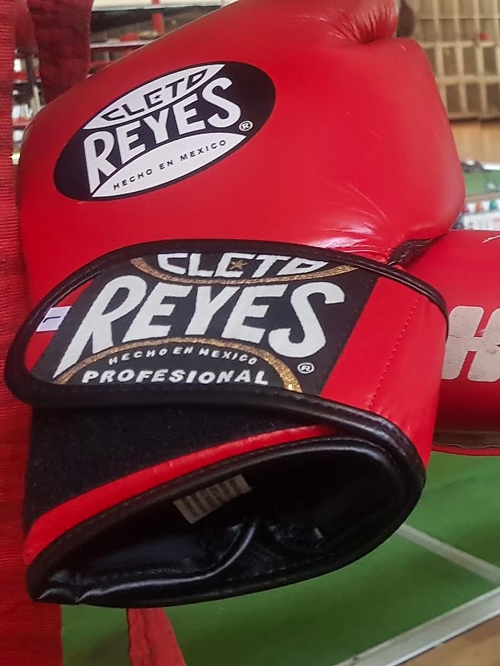 Guantes de box rojos